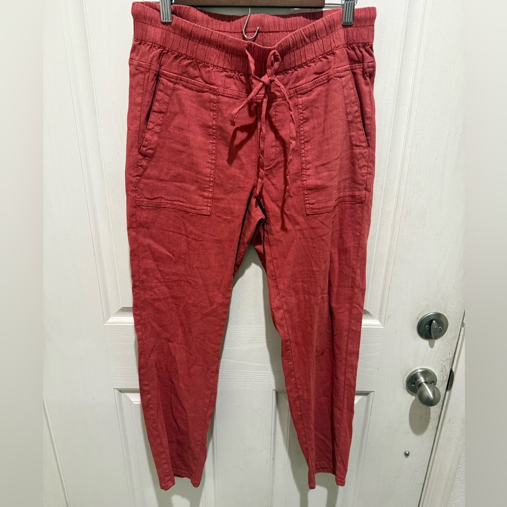 Kut from the‎ Kloth elastic waist linen blend pants